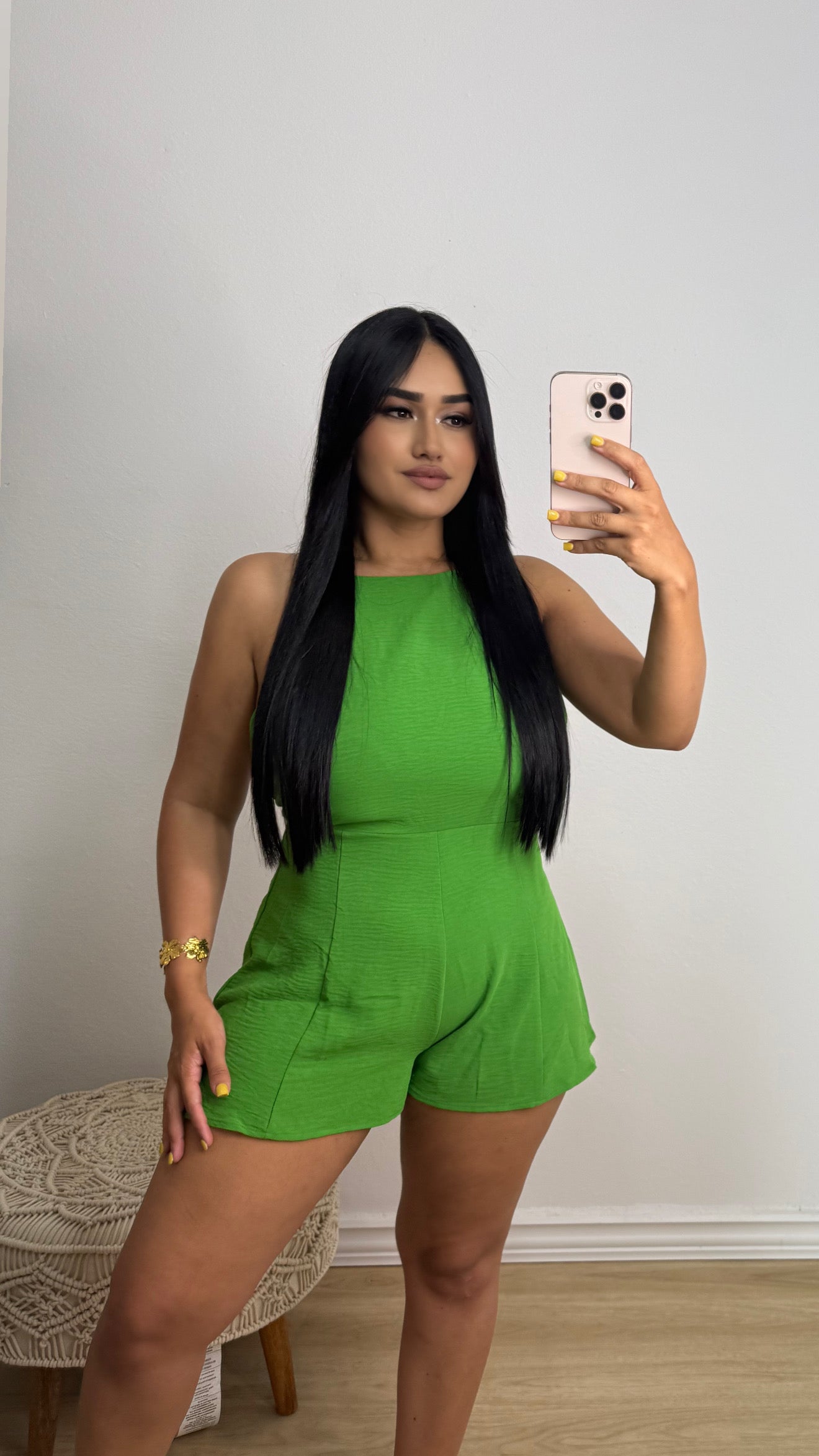 GREEN ROMPER