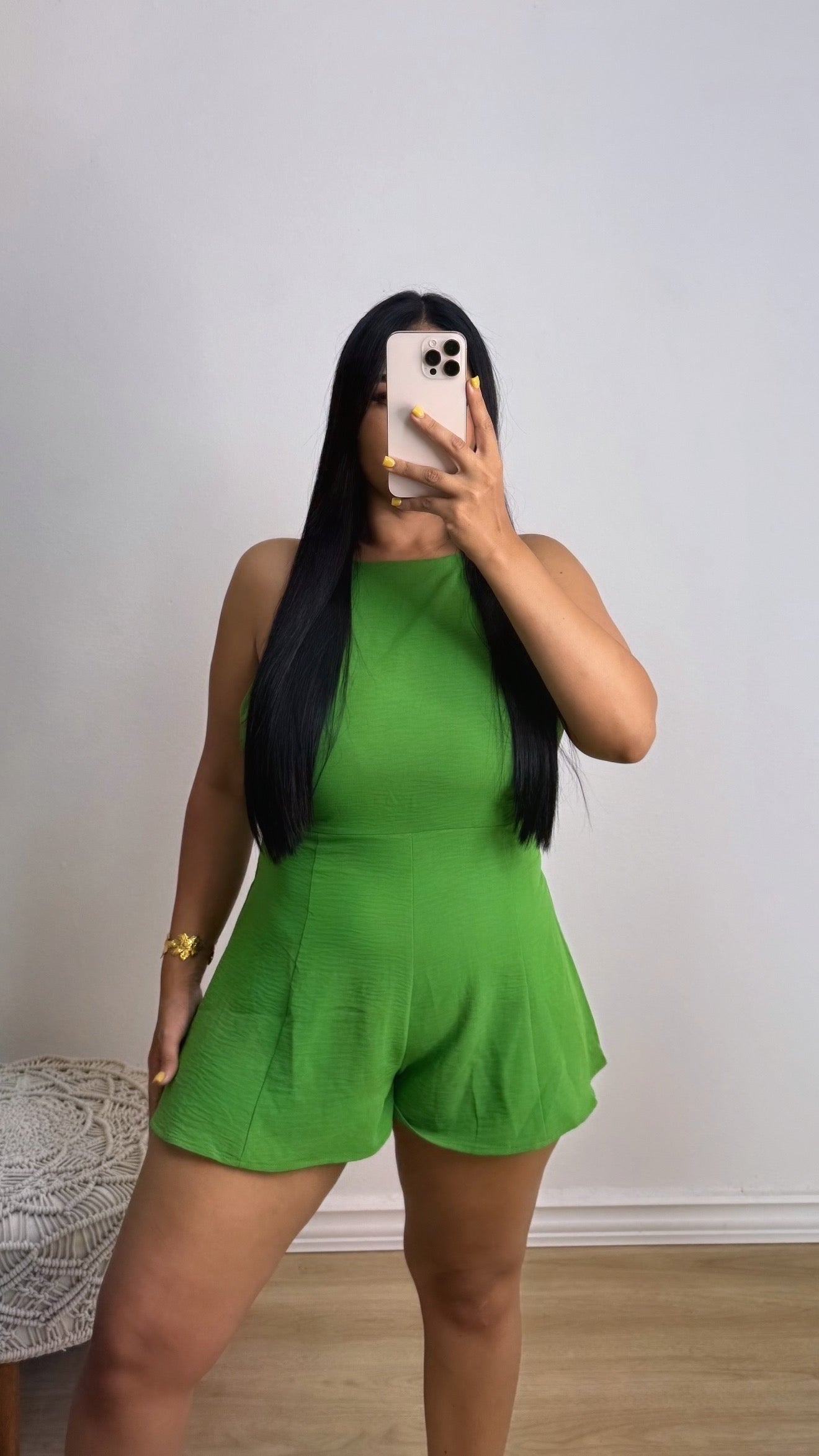 GREEN ROMPER