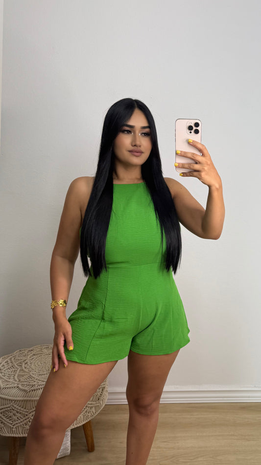 GREEN ROMPER