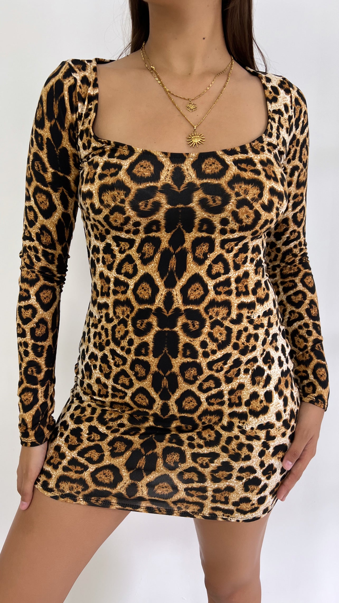 “ANIMAL PRINT DRESS”