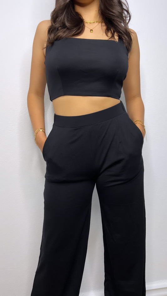 BLACK GIRLY SET